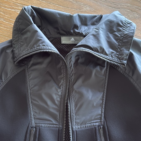 Adidas/Stella McCartney black nylon jacket Size XS - Picture 5 of 7